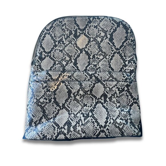 Snake Print Backpack Purse A New Day Womens Faux Leather With Adjustable Straps - Picture 2 of 6